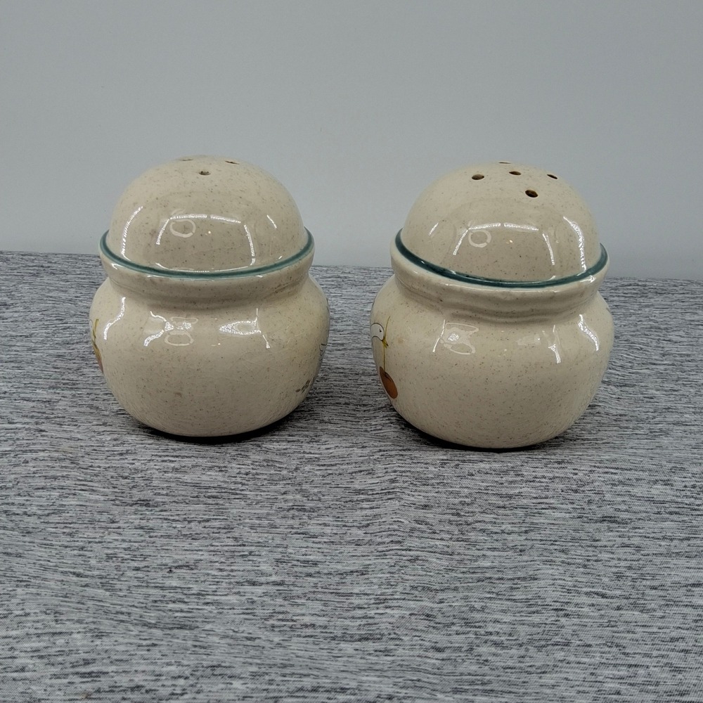 Vintage International China Marmalade Goose Salt & Pepper Shakers Some Wear - Picture 2 of 7